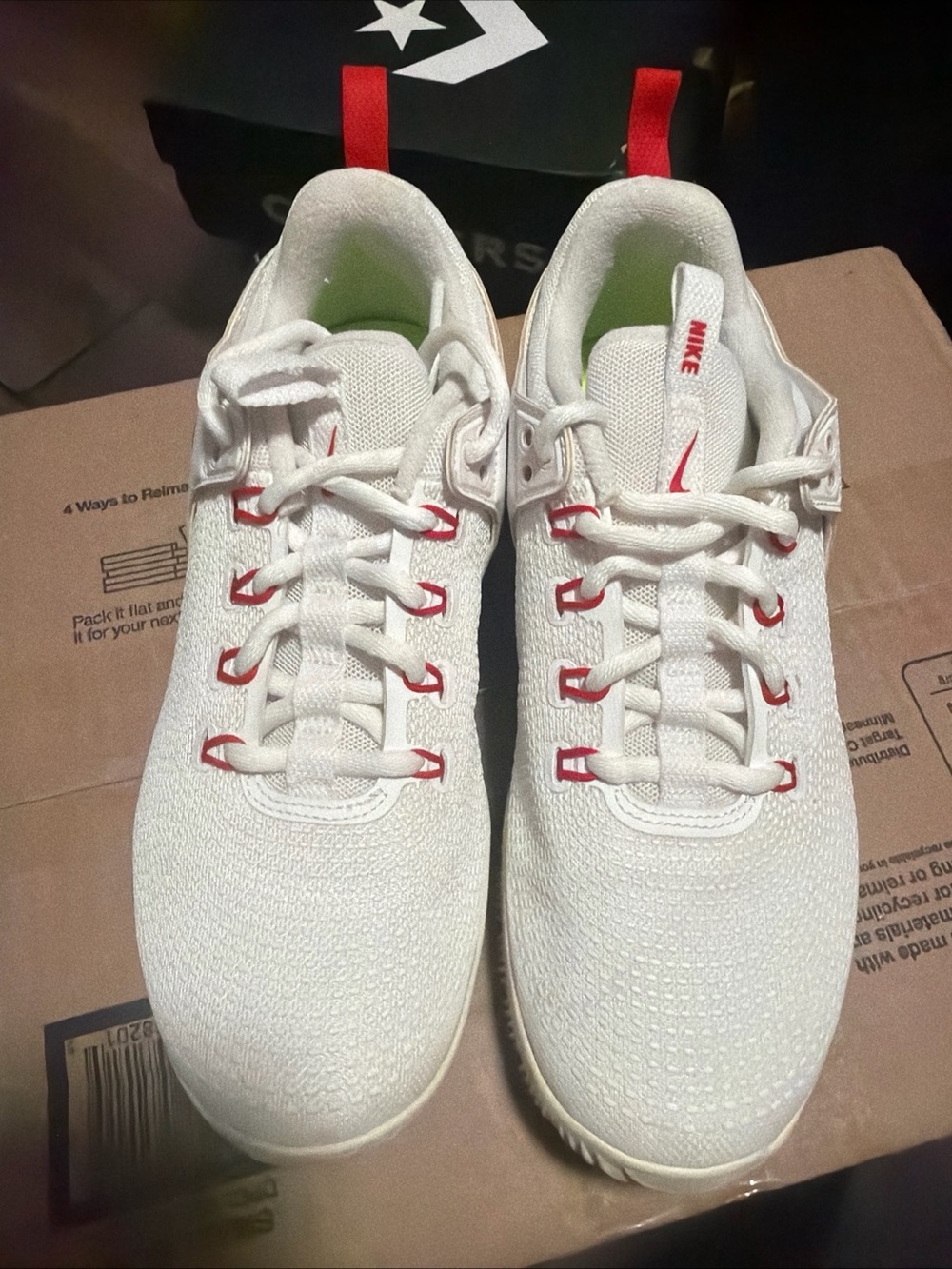 Nike Air Zoom AA0286-106 HyperAce 2 Volleyball Shoes White Red Women's Size 8